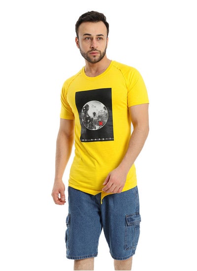 Buy White Rabbit War Photo Front Printed Slip On Tee in Egypt