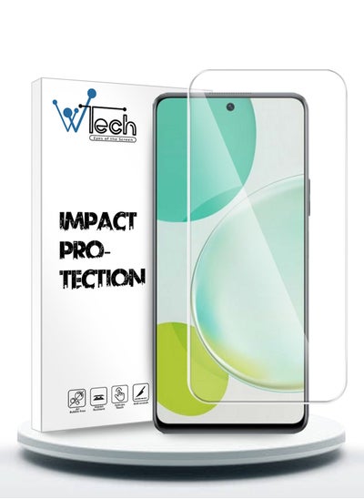 Buy Premium Series Curved Edges 9H 2.5D Tempered Glass Screen Protector For Huawei Nova 11i 4G 2023 Clear in Saudi Arabia