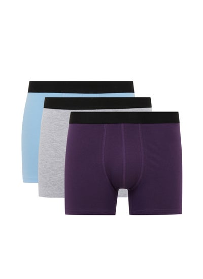 Buy Man Regular Fit Underwear Knitted Boxer - 3 Pack in Egypt