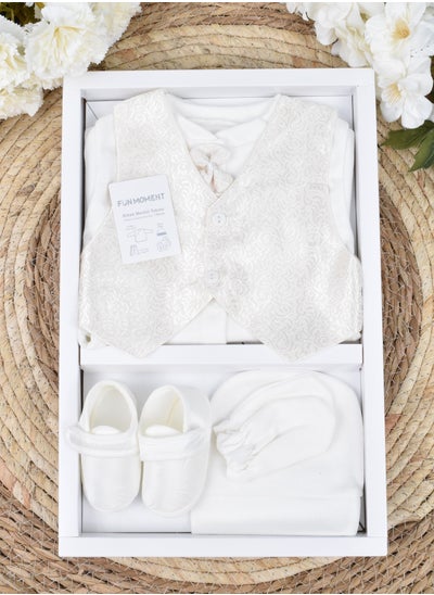 Buy 4-Piece Baby Suit Set with Gift Box in Saudi Arabia