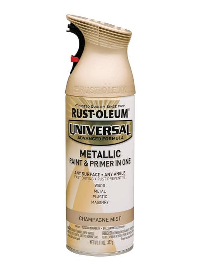 اشتري Spray Paint Universal Metallic Champagne Mist 11oz في الامارات