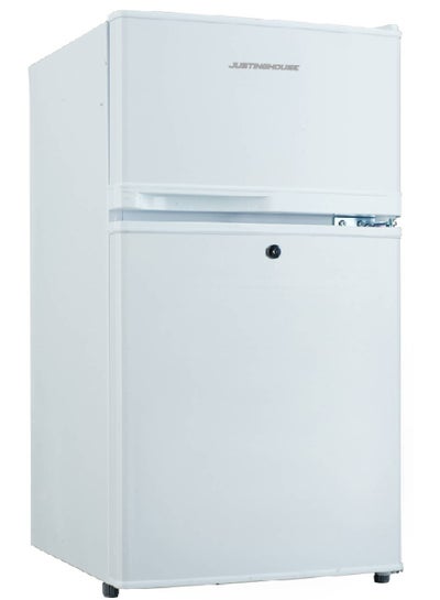 Buy Two-door Refrigerator, Capacity 80 Liters with a Regulator to control the Refrigerator Temperature - White - JSRF-89D in Saudi Arabia