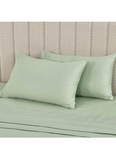 Buy Serene Pillow Cover 50X75 Grn in UAE