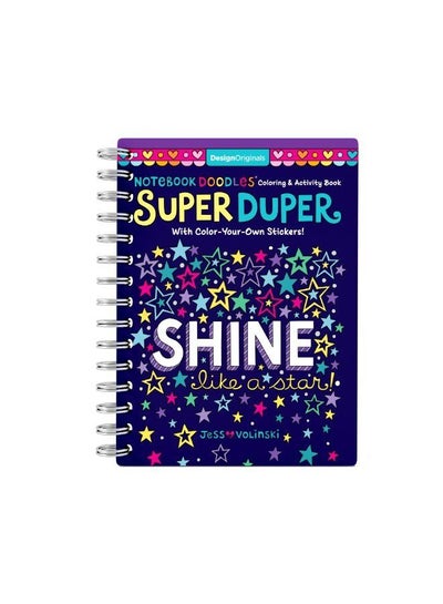 Notebook Doodles Super Duper Coloring and Activity Book: With Color-Your-Own Stickers! [Book]