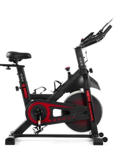 Buy H PRO Magnetic Resistance Indoor Cycling Bike| Belt Drive Stationary Bike| With LCD Monitor & Comfortable Seat Cushion| Exercise Bike For Home Cardio Workout| 6 Kg Flywheel in UAE