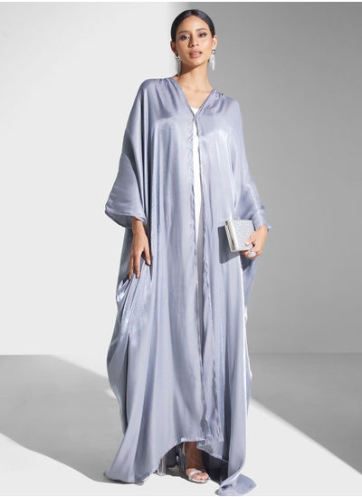 Buy Shimmer Open Front Abaya in UAE