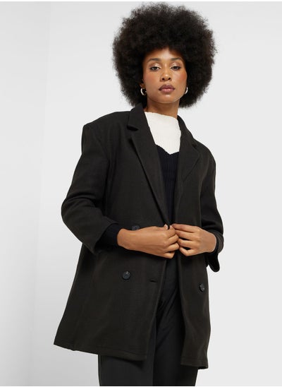 Buy Double Breasted Longline Blazer in UAE