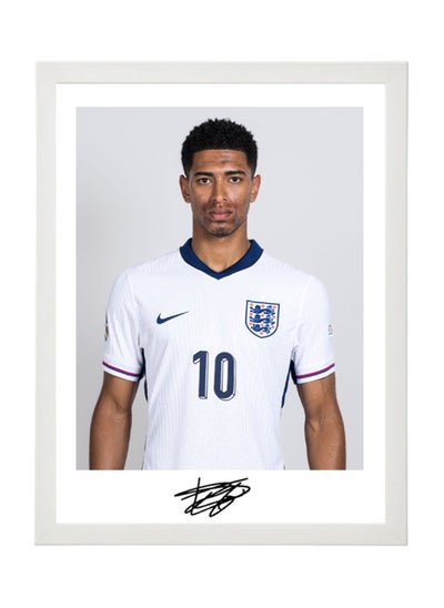 Buy Jude Bellingham, England, Euro 2024, Soccer Gift , Autographed Poster with Frame 30x40cm in UAE