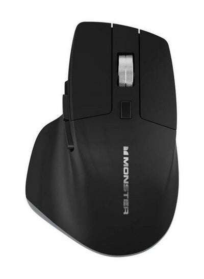 Buy MONSTER M1 Dual Mode Connectivity Bluetooth Mouse - Black in UAE