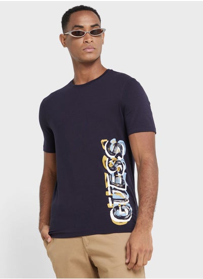 Buy Graphic Crew Neck T-Shirt in Saudi Arabia