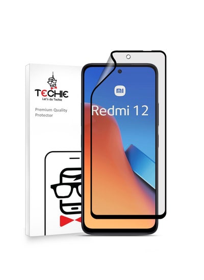 Buy 9D Matte Ceramic Screen Protector Film for Redmi 12 – Smooth Feel Anti Fingerprint Bubble Free in Saudi Arabia