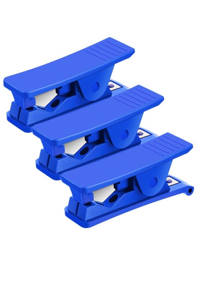 Buy PE Hose Cutter, 3 Pcs PTFE Tube Cutter Pipe Cutters Plastic Tubing Cutting Tool for Cutting Nylon PU PVC Plastic Tube and Hose Up to 3/4 Inch OD Tube (Blue) in Saudi Arabia