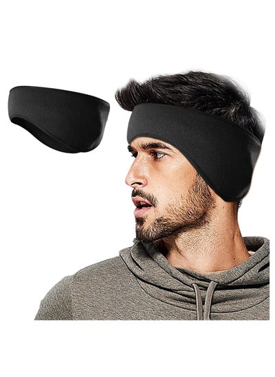 اشتري Ear Warmer Headband Muffs for Women Men Winter Fleece Thermal Cold Weather Windproof Covers Soft Full Cover Band Fitness Running Cycling في السعودية