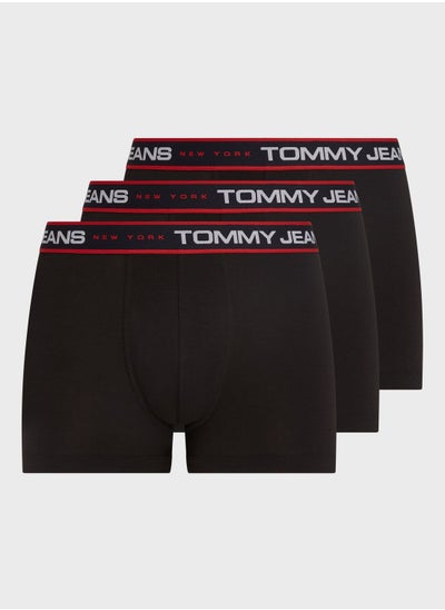 Buy 3 Pack Logo Band Trunks in UAE