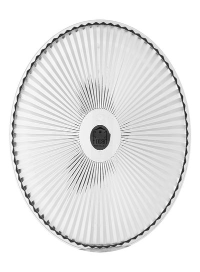 اشتري Large circular acrylic tray, size 35.5*35.5*4 cm في مصر