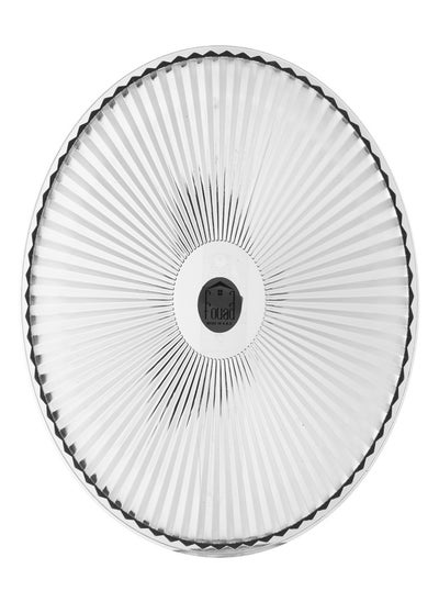 اشتري Large circular acrylic tray, size 35.5*35.5*4 cm في مصر