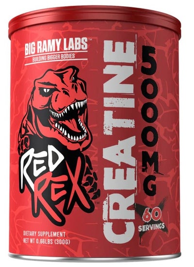 Buy RED REX CREATINE 5000MG UNFLAVORED 300G in UAE