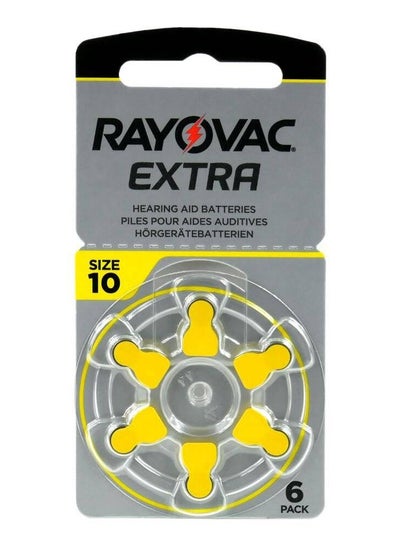 Buy Rayovac Extra Hearing Aid Batteries Size 10 – One Card in Saudi Arabia