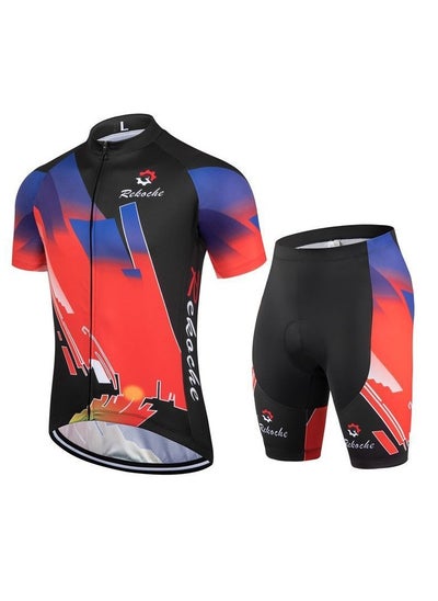 اشتري Summer Cycling Suit With Short Sleeves في الامارات