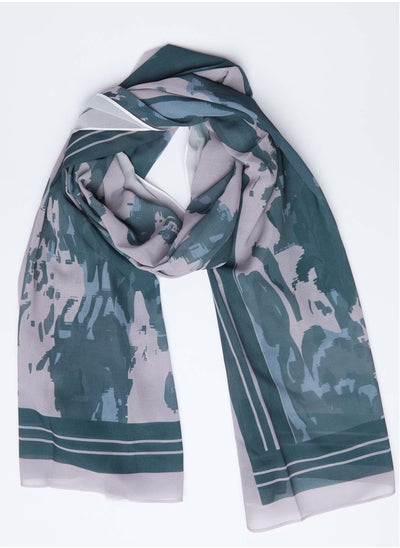 Buy Fancy Printed Viscose Rectangle Scarf in Egypt