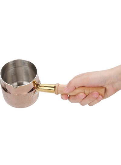 اشتري Small Sauce Pan, 13.5 Oz Stainless Steel Saucepan Butter Warmer - Small Melting Pot for Milk, Coffee, Tea, Soup - Stovetop & Dishwasher Safe في الامارات