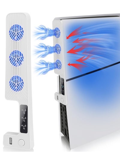 Cooling Fan for PS5 Slim Cooling Fan System with Levels