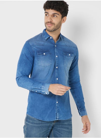 Buy Regular Fit Half Sleeve Shirt in Saudi Arabia