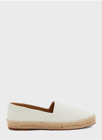 Buy Textured Contrast Espadrille in UAE