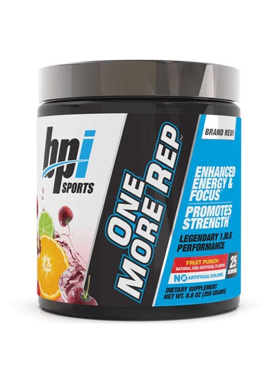 اشتري BPI Sports One More Rep, Fruit Punch, 250gm في الامارات