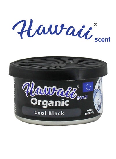 Buy Hawaii Scent Organic Air Freshener Can, Long Lasting Scent for 60 days for Car, Home & Guest Room (Cool Black) in UAE