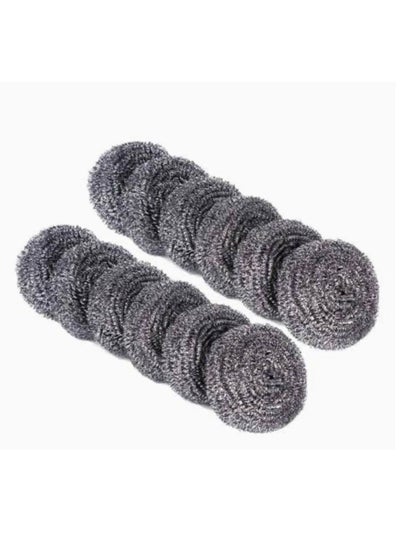 Buy Stainless Steel Dishcloth 12 Pieces in Saudi Arabia