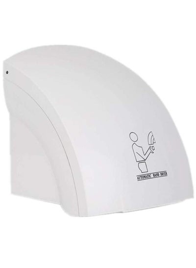 Buy Electric Automatic Hand Dryer, Hotel Home Infared Sensor Hand Dryer, 220V 1800W-White, for The Hotel in UAE