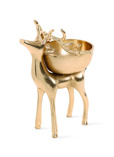 اشتري Joy Decor Bowl, Gold - 22x30 cm في الامارات