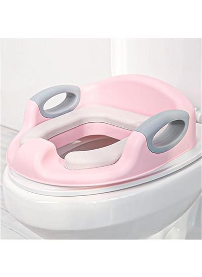 Buy Baybee Milano Baby Potty Training Seat for Kids, Toilet Seat for Baby with Soft Cushion Seat | Toilet Training Seat with Comfortable Seating | Kids Potty Chair for 0 to 5 years (Pink) in UAE