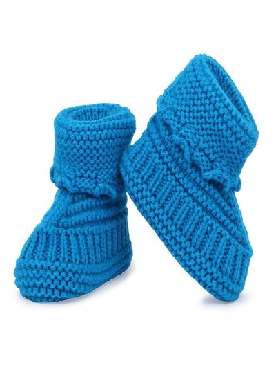 Buy INSTABUYZ Unisex-Child Blue Bootie -0-15 Months in UAE