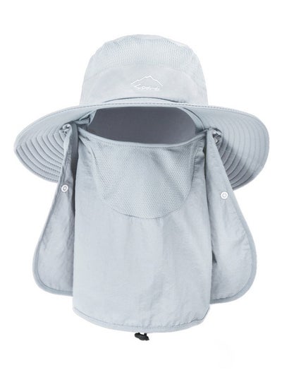 Buy Outdoor Quick Drying, Sun Protection, Insect Prevention, Detachable And Breathable Sun Hat For Both Men And Women in Saudi Arabia