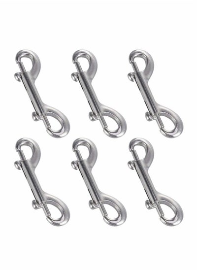 Buy Double Ended Bolt Snap Hooks, Stainless Steel Double End Heavy Duty Trigger Snaps for Water Bucket/Dog Leash/Pet Feed Bucket/Pet Hammock and More, Pack of 6(3.5inch) in UAE