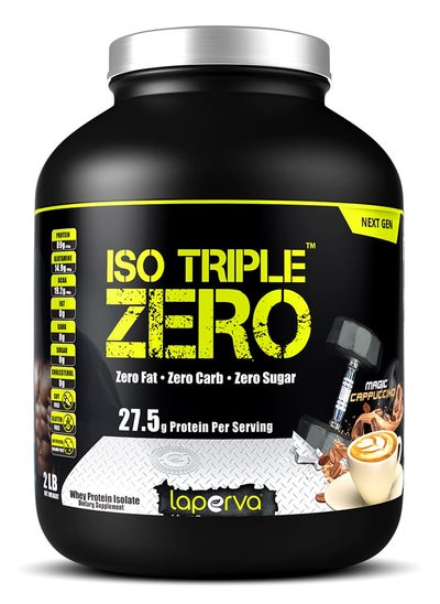 Buy Laperva Iso Triple Zero Next Generation Whey Protein, Magic Cappuccino, 2 LB in Saudi Arabia