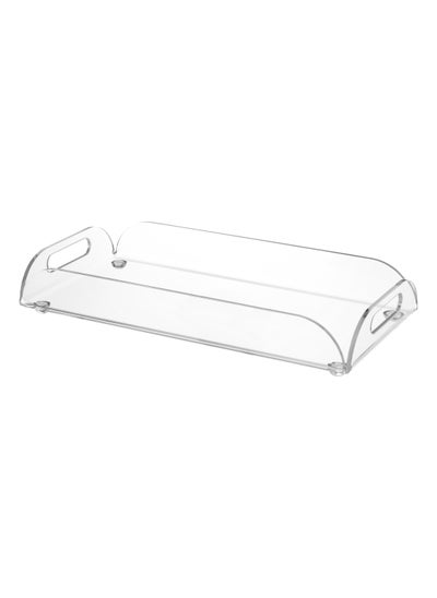 Buy Single Tray Transparent And Pure Acrylic Made In Taiwan 30*15 Cm in Saudi Arabia