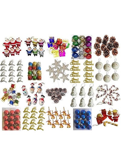 اشتري 75 Pcs Christmas Tree Decorations Set في مصر