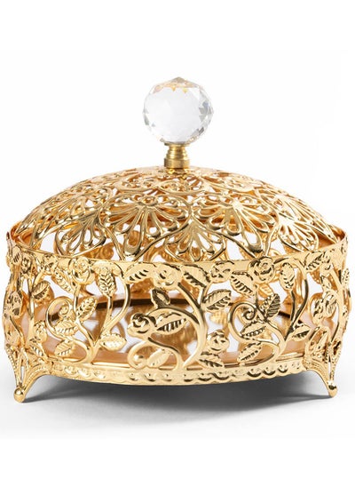 Buy Roza Sugar Bowl, Gold - 16 cm in UAE