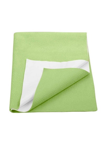 Buy Trance Water Proof Bed Dry Sheets For Kids ; Baby Bed Protectors ; Mattress Protectors For New Born Children ; Bedsheet Cover Mats For Wet (140X100 Cm Large Pista Green) in UAE