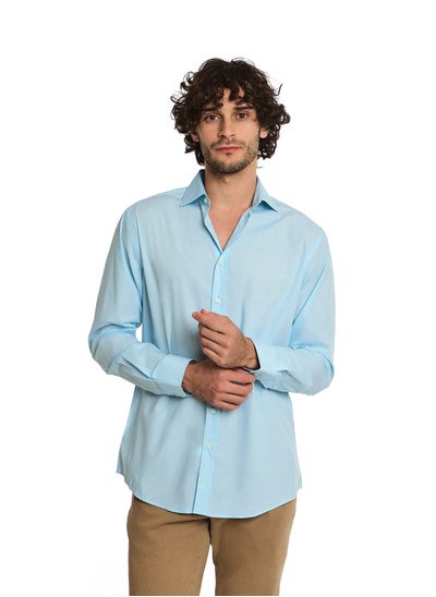 اشتري Fancy Regular Fit Long Sleeve Cotton Shirt في مصر