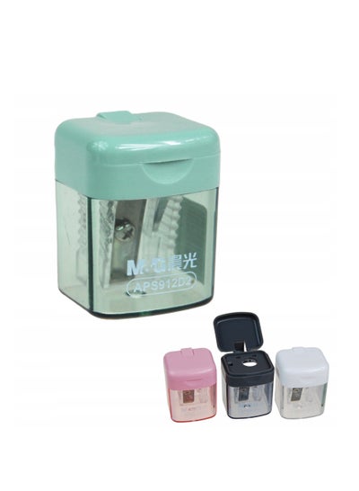 Buy M&G Chenguang Mini pencil sharpener With cover 1 Hole - 1pcs - No:APS912D2 in Egypt