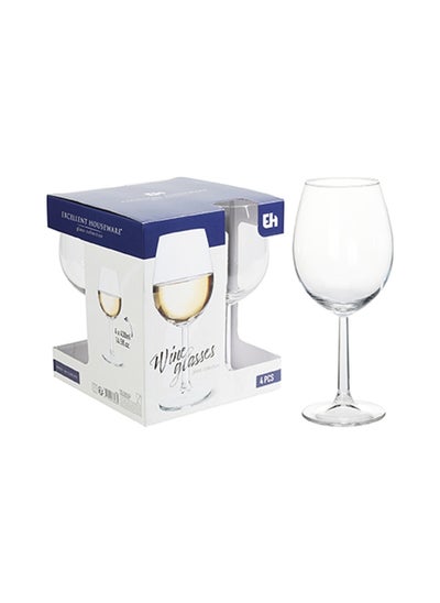 Buy Wine Glass 430Ml Set Of 4 in UAE