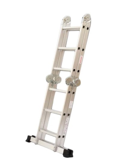 Buy Multipurpose Steps Ladder Silver/Black 4 X 4meter in UAE