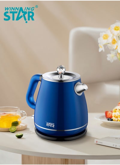 Buy Electric Kettle Coffee Kettle Tea Kettle 1.8L Double Wall Hot Water Boiler Heater Cool Touch Electric Teapot Auto Shut Off and Boil Dry Protection in Saudi Arabia