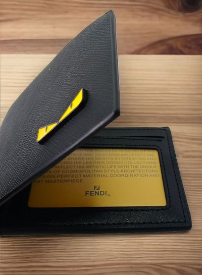 Buy "Premium Split Leather Bi-Fold Wallet | RFID-Blocking Tech, 6 Card Slots, Anti-Slip Design" in Egypt