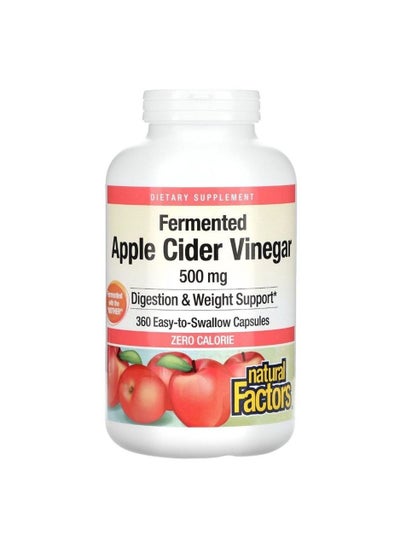 Buy Apple Cider Vinegar Digestion And Circulation Dietary Supplement - 360 Capsules in Saudi Arabia