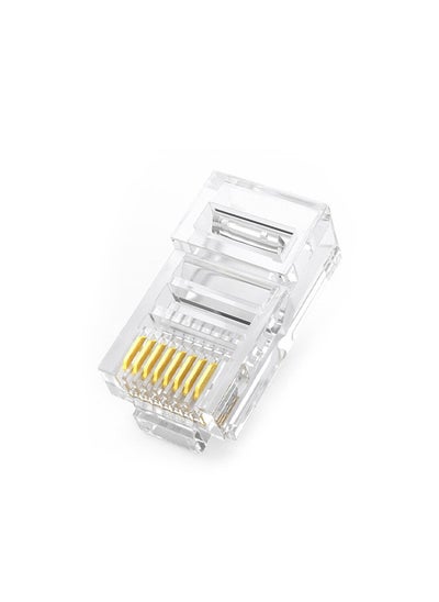 Buy Pack Of 100 RJ-45 Adapter Clear in Saudi Arabia